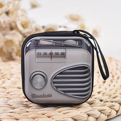 Men's Creative Coin Purse Retro Cartoon Key Bag Earphone Storage
