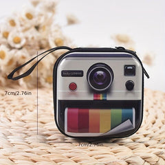 Men's Creative Coin Purse Retro Cartoon Key Bag Earphone Storage