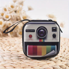 Men's Creative Coin Purse Retro Cartoon Key Bag Earphone Storage