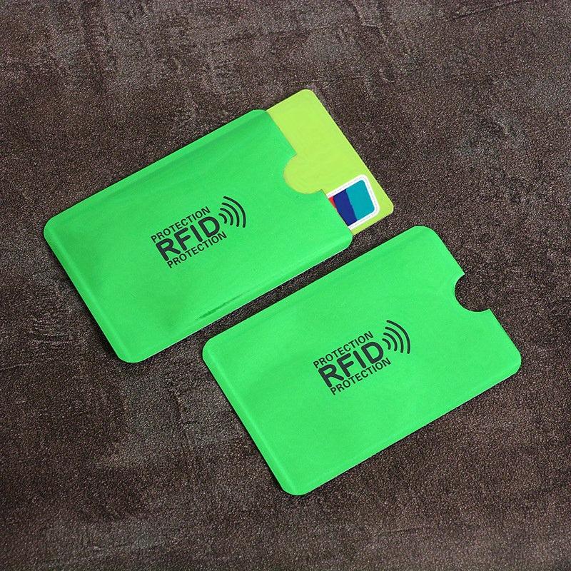 3Pcs Aluminum Anti RFID Blocking Card Holder