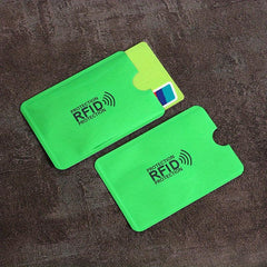 3Pcs Aluminum Anti RFID Blocking Card Holder