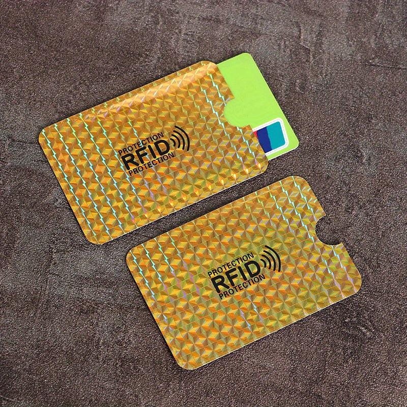 3Pcs Aluminum Anti RFID Blocking Card Holder
