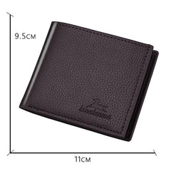 Men's Short Leather Wallet