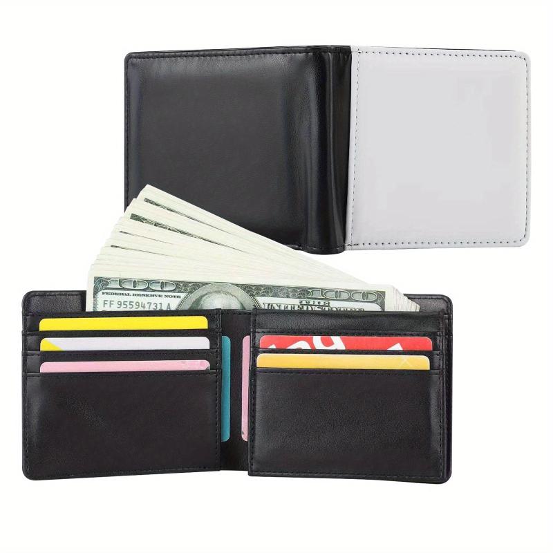 Sublimation Wallet Blank Heat Transfer DIY Bifold Wallet Men Student