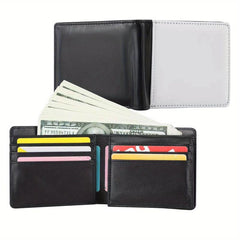 Sublimation Wallet Blank Heat Transfer DIY Bifold Wallet Men Student