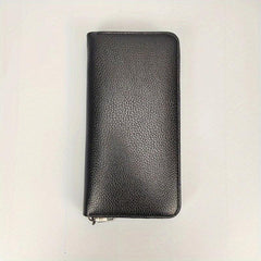 Men's Zipper Wallet Business Card Holder