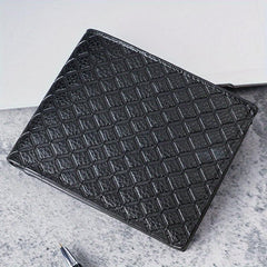 Men's Leather Short Wallet Money Clip Holder Coin Purse Gift For Men