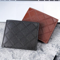 Men's Leather Short Wallet Money Clip Holder Coin Purse Gift For Men