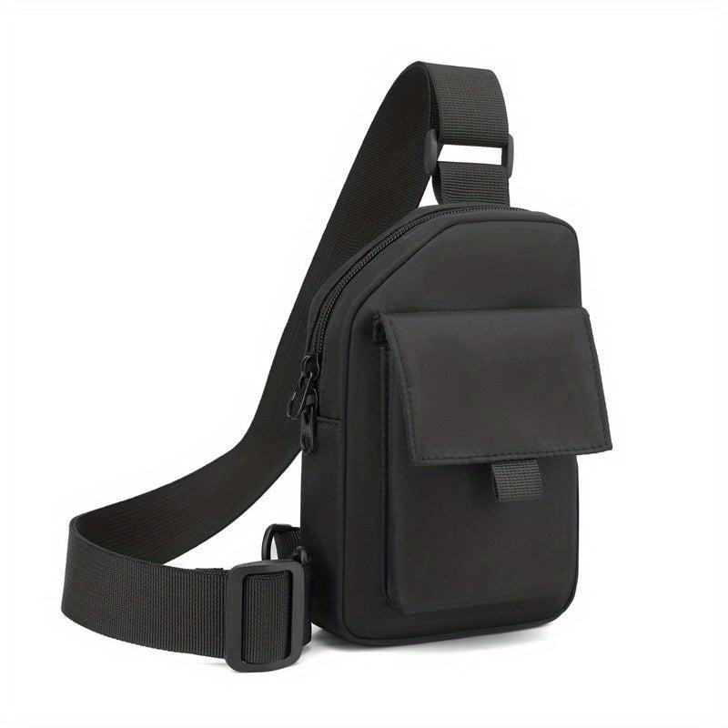 Men's Casual Shoulder Bag Waterproof Chest Bag For Outdoor Sports
