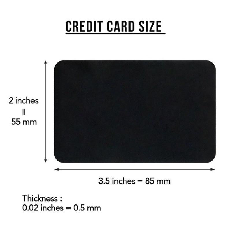 Engraved Wallet Card Note for Him - Anniversary Gift Idea - Metal Wallet Insert