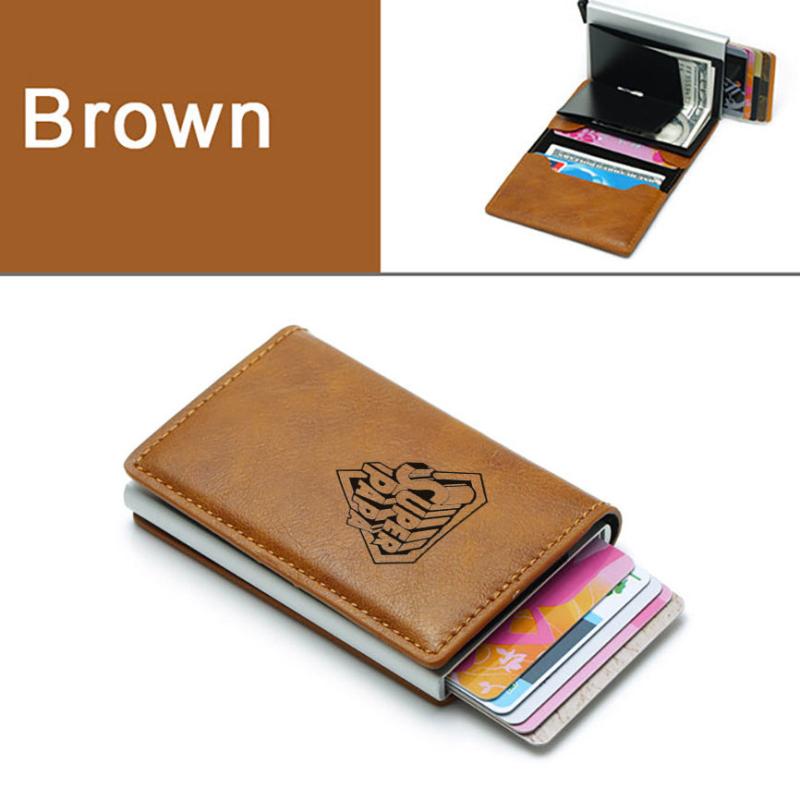 RFID Blocking Card Holder Automatic Pop up Money Clip Gift
