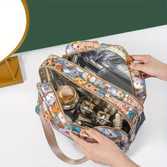 Large Capacity Waterproof Makeup Pouch Toiletry Organizer