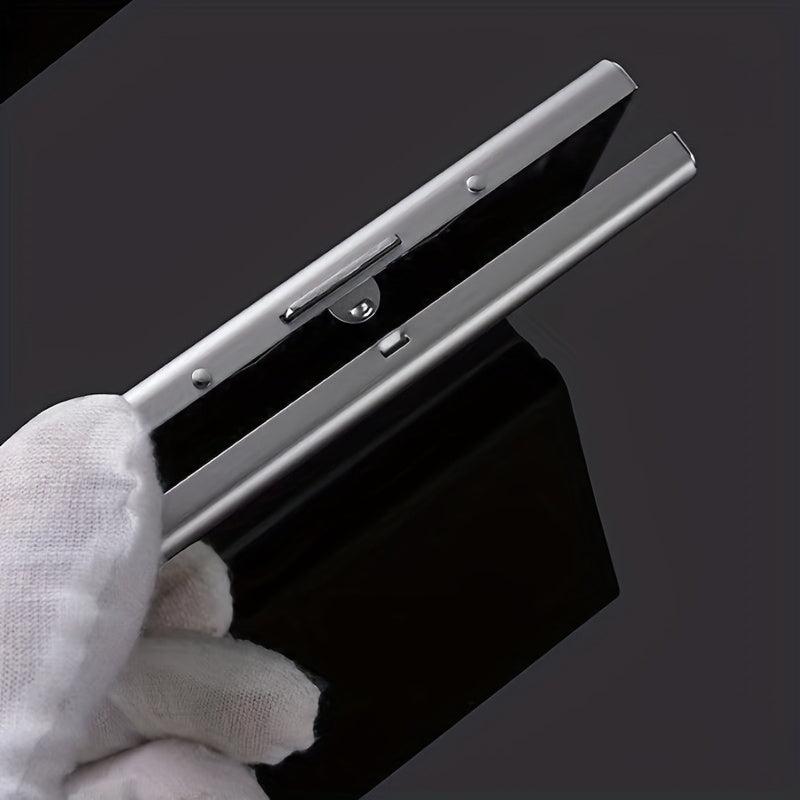 Metal Card Holder Anti Theft Stainless Steel Men Women Card Box