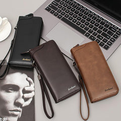 Men's Business Casual Card Slot Clutch Bag with Large Space