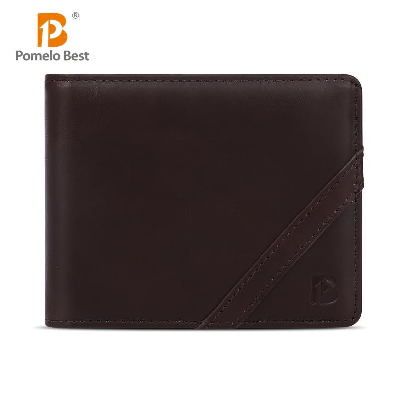 Men's RFID Slim Leather Wallet Brown