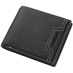 Men's PU Leather Business Wallet Card Holder