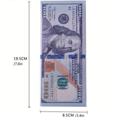 Men's PU Wallet Coin Pattern US Dollar Folding Paper Money Wallet