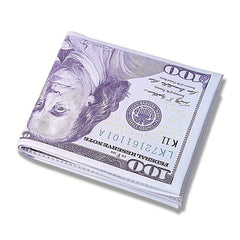 Men's PU Wallet Coin Pattern US Dollar Folding Paper Money Wallet