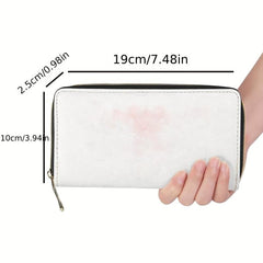 Men's Elephant Pattern Long Wallet Large Capacity Coin Purse
