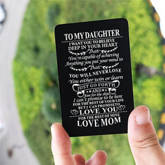 Alloy Card Postcard Love Family Gift Christmas Gift Children