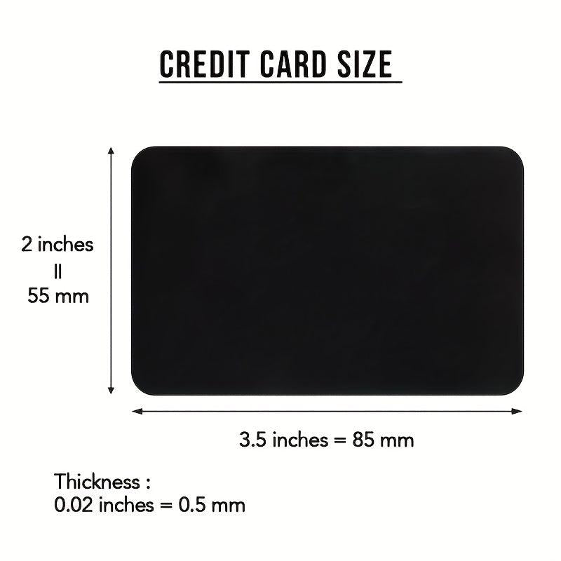 Engraved Aluminum Alloy Wallet Insert Card - Love Note for Him