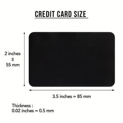 Engraved Aluminum Alloy Wallet Insert Card - Love Note for Him