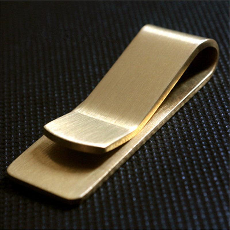 Stainless Steel Money Cash Coin Clip ID Card Holder