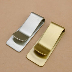 Stainless Steel Money Cash Coin Clip ID Card Holder
