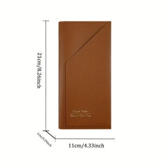 PU Passport Holder Travel Case ID Credit Card Cover Wallet