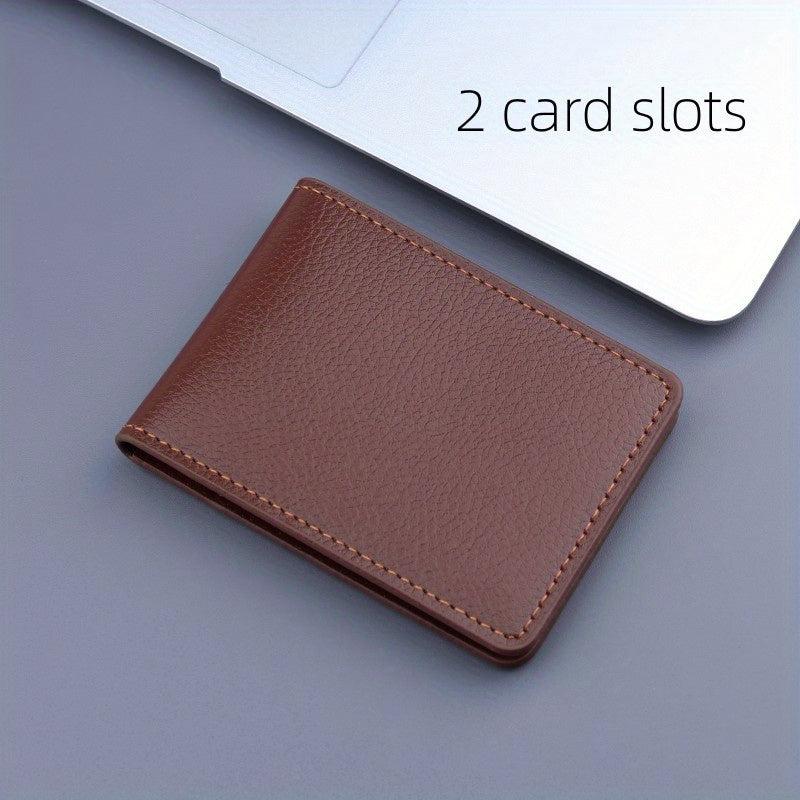 Men's Thin Leather Credit Card Holder