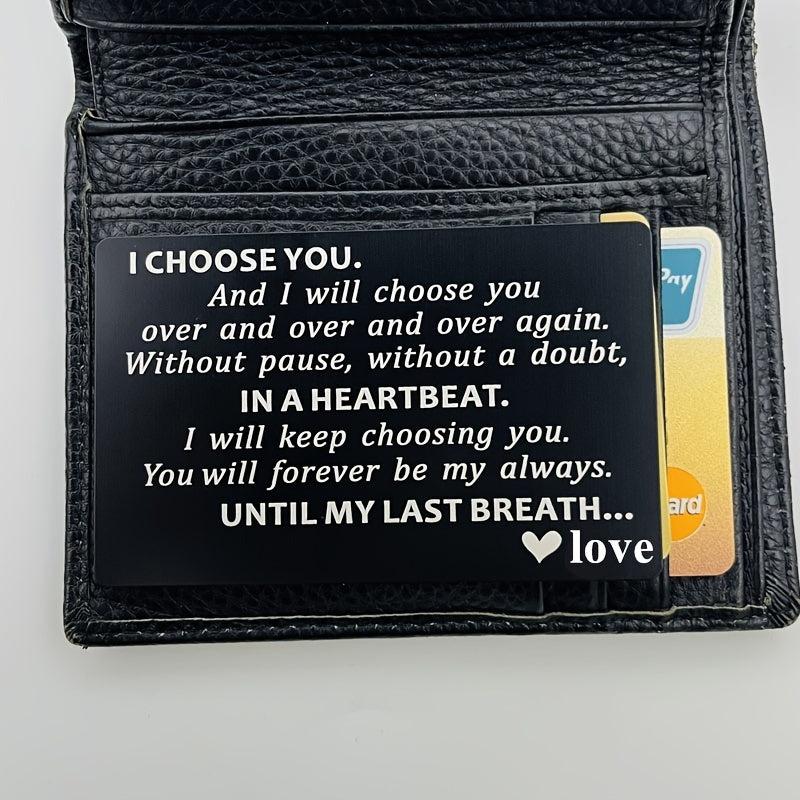 Romantic Anniversary Gift for Husband - 1 Year Commemoration from Loving Wife