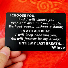 Romantic Anniversary Gift for Husband - 1 Year Commemoration from Loving Wife
