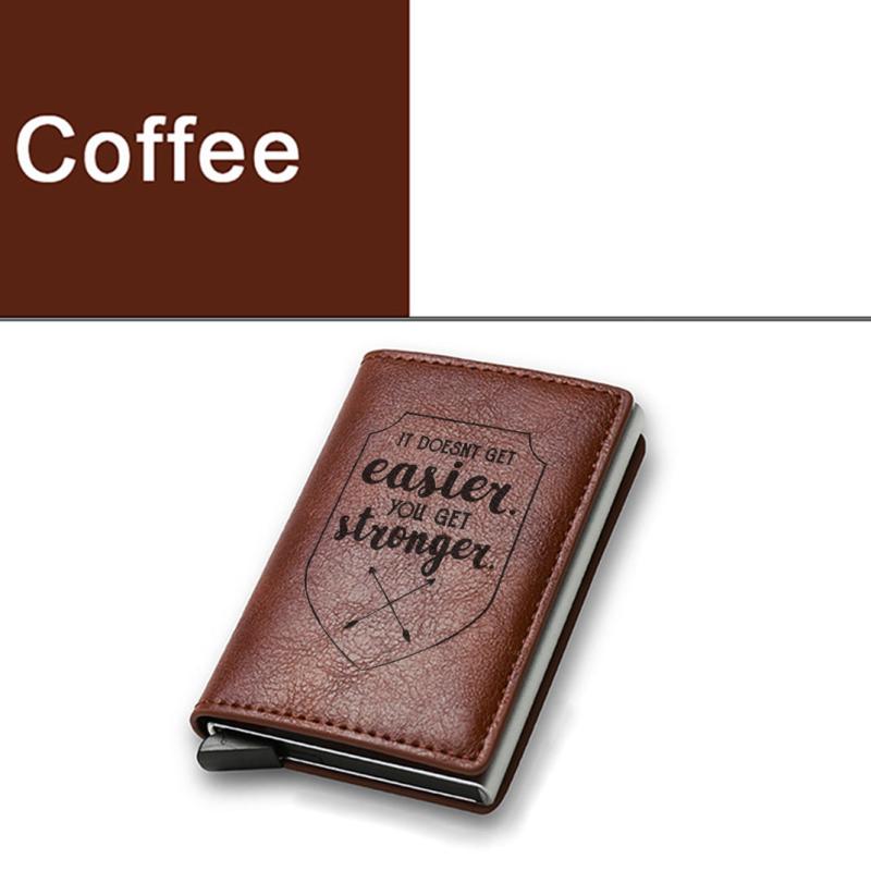 RFID Blocking Card Holder Pop-up Credit Card Holder Money Clip