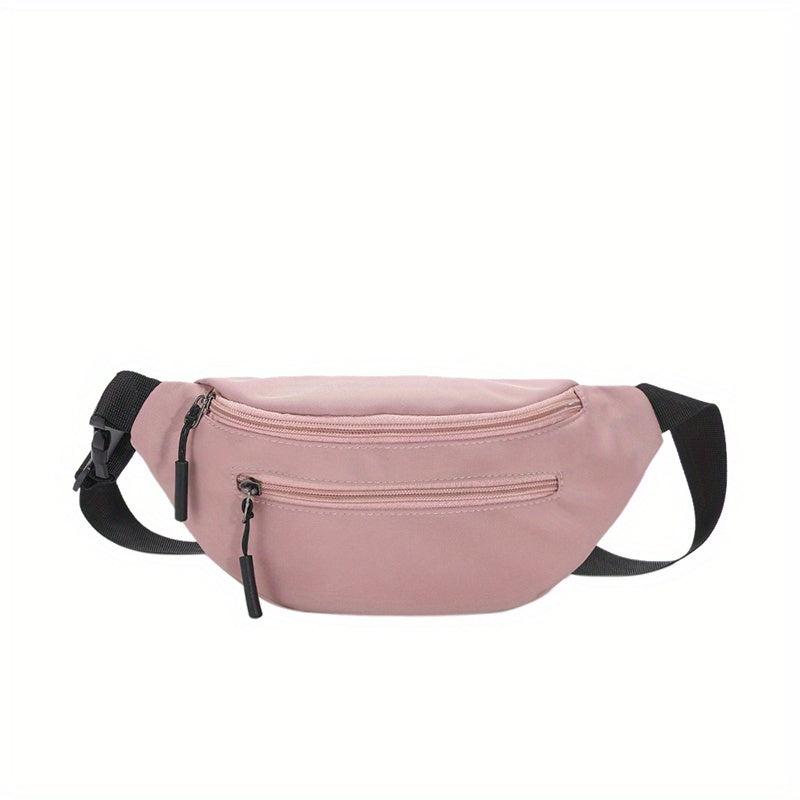 Women's Nylon Waist Bag Outdoor Sports Crossbody Chest Purse