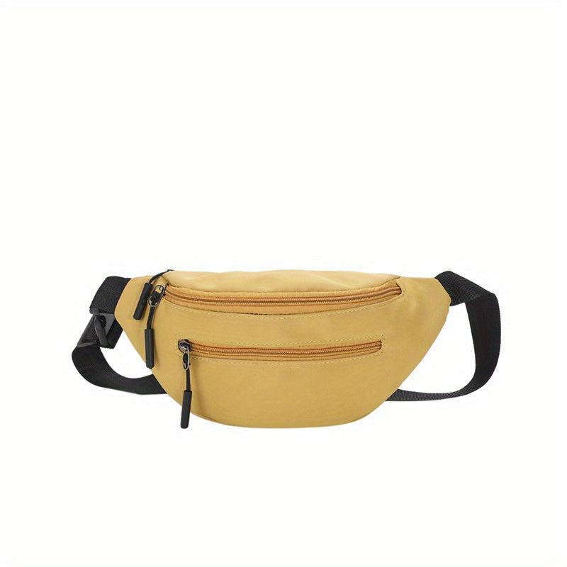 Women's Nylon Waist Bag Outdoor Sports Crossbody Chest Purse