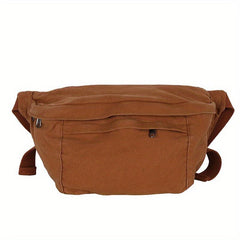 Large Capacity Lightweight Chest Bag Canvas Outdoor Waist Bag