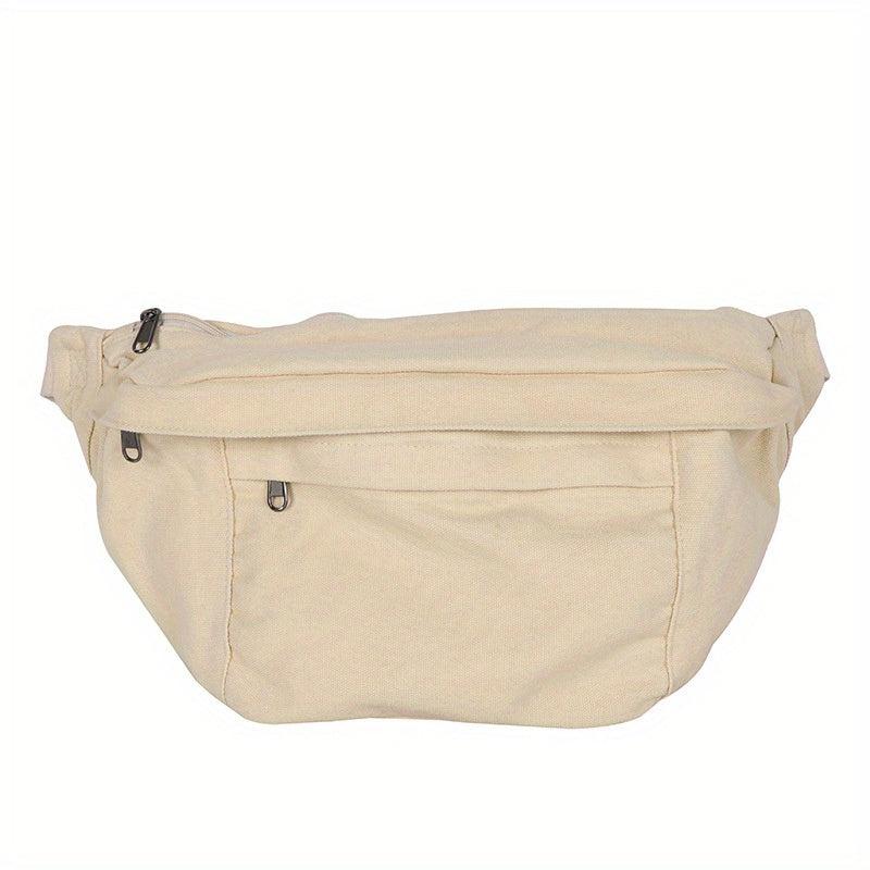 Large Capacity Lightweight Chest Bag Canvas Outdoor Waist Bag