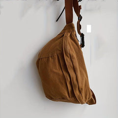 Large Capacity Lightweight Chest Bag Canvas Outdoor Waist Bag