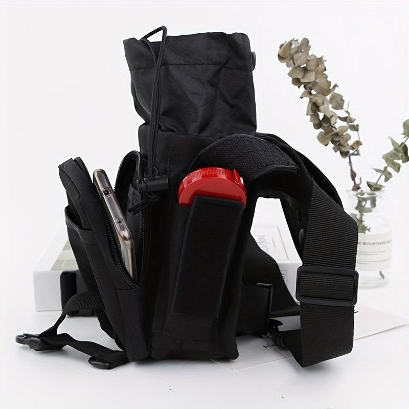 Solid Nylon Leg Bag Lightweight Convenient Waist Pack Outdoor Cycling