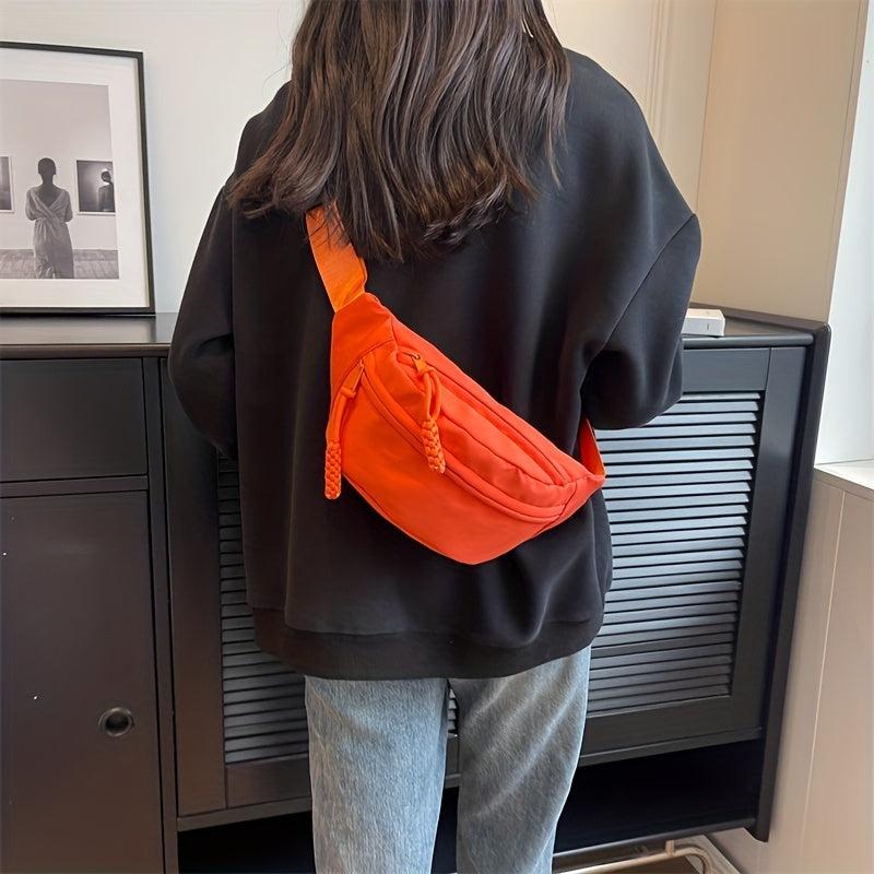 Street Wear Fanny Pack Nylon Crossbody Bag Casual Waist Bag