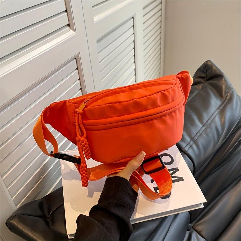 Street Wear Fanny Pack Nylon Crossbody Bag Casual Waist Bag