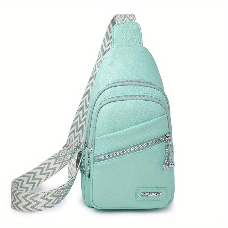 Geometric Strap Sling Purse Crossbody Bag