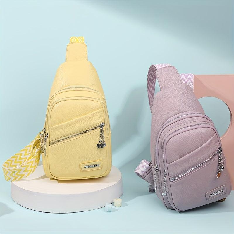 Geometric Strap Sling Purse Crossbody Bag