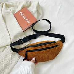 Stylish Zipper Chest Bag for Sports