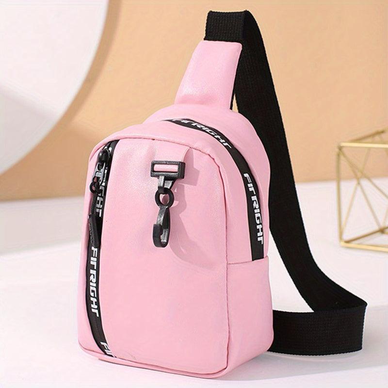 Mini Letters Sling Bag Lightweight Crossbody Bag Outdoor Sports Chest Purse