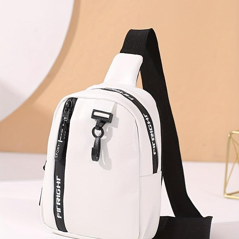Mini Letters Sling Bag Lightweight Crossbody Bag Outdoor Sports Chest Purse