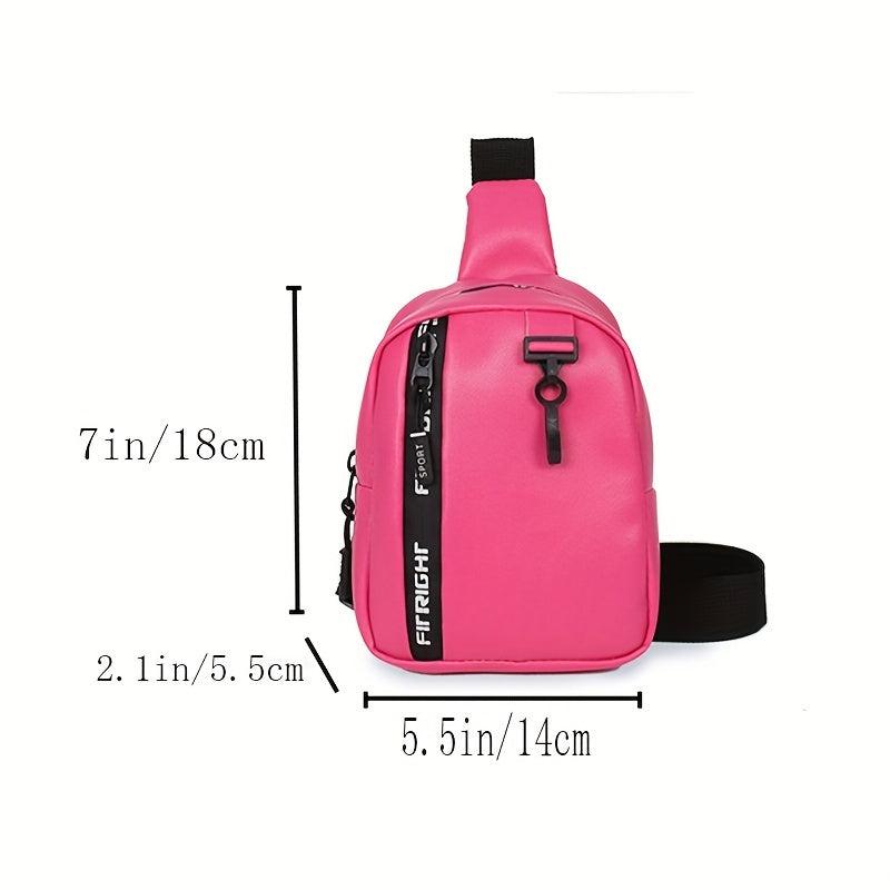 Mini Letters Sling Bag Lightweight Crossbody Bag Outdoor Sports Chest Purse