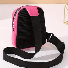 Mini Letters Sling Bag Lightweight Crossbody Bag Outdoor Sports Chest Purse