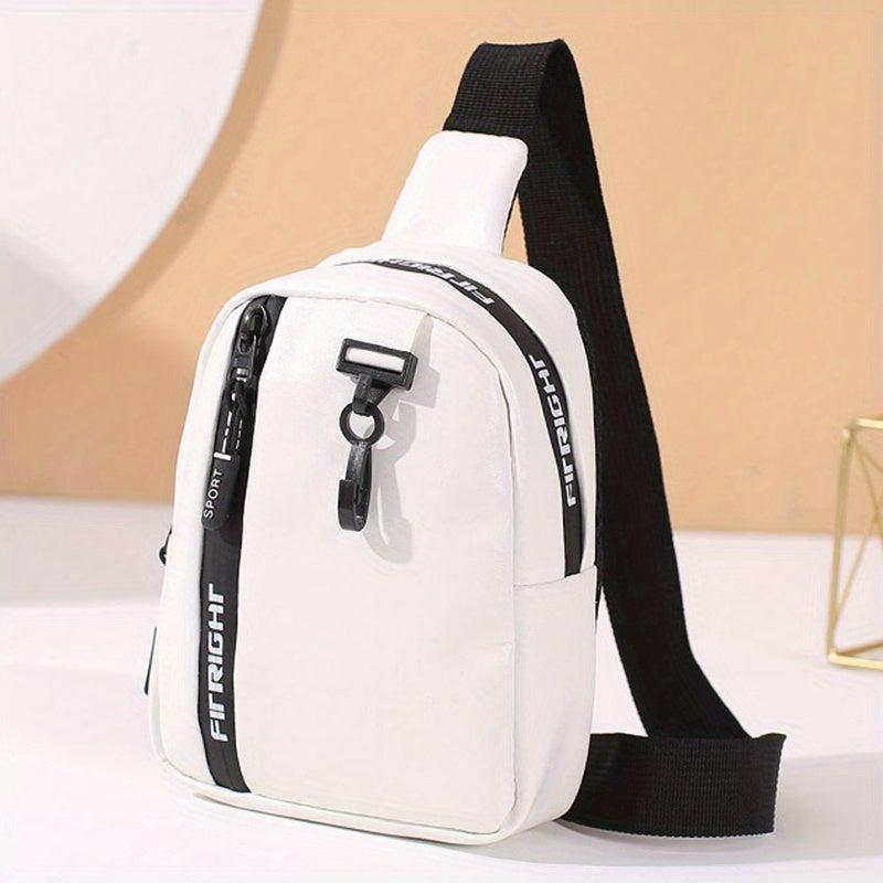 Mini Letters Sling Bag Lightweight Crossbody Bag Outdoor Sports Chest Purse