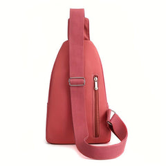 Nylon Chest Bag Sports Fitness Gym Crossbody Bag Women's Travel Sling Bag